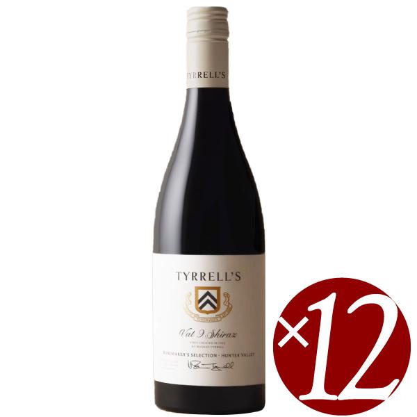 ヴァット ９ 狩り人 シラーズ/ティレルズ 750ml×12本 (赤ワイン） ワイン-食品-ドリンク、水、お酒