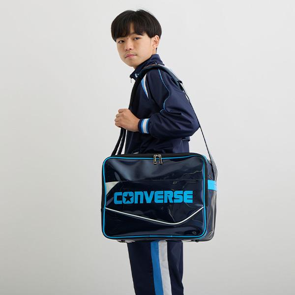CONVERSE エナメルショルダーバック ほぼ未使用 CONVERSE（コンバース） エナメルバッグ ショルダー 20L CONVERSE