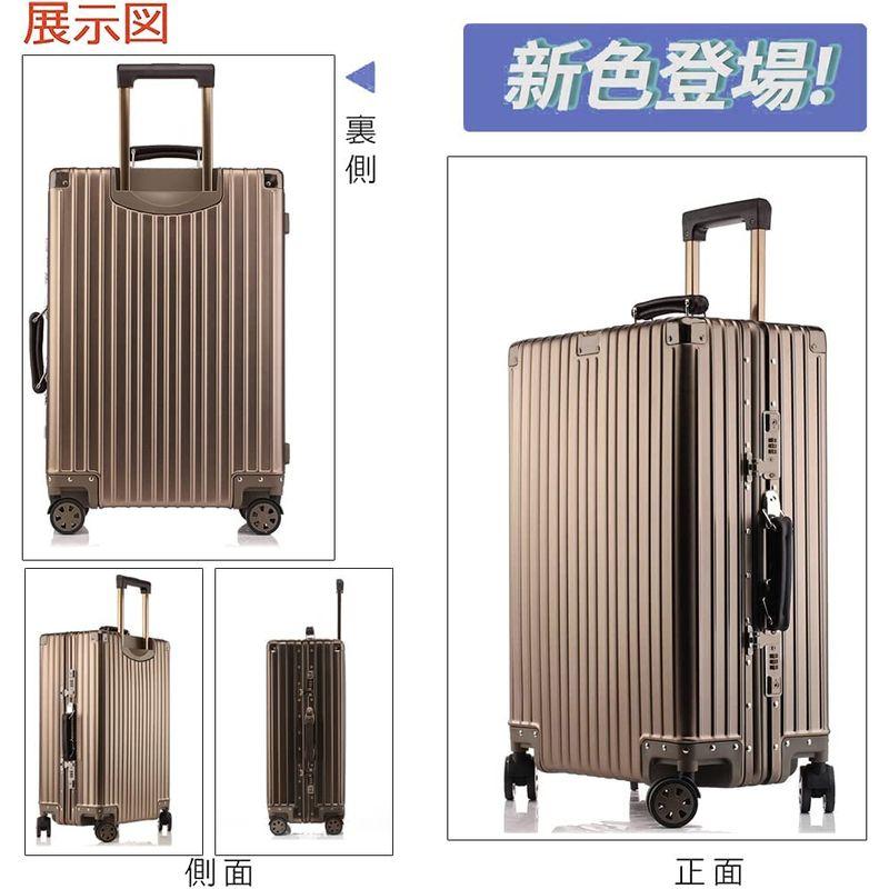 lanbao スーツケース オールアルミ合金 キャリーケース 機内持ち込み 大容量 アルミ合金ボディ TSAロック 静音ダブルキャスター 軽 TSAロック スーツケース オールアルミ合金 キャリーケース 機内持ち込み 大容量 アルミ合金ボディ 静音ダブルキャスター 軽 サイズ 5cm