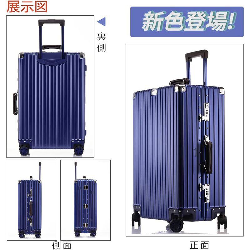 新入荷！ lanbao スーツケース オールアルミ合金 キャリーケース 機内持ち込み 大容量 アルミ合金ボディ TSAロック 静音ダブルキャスター 軽 【H2306103536】(11779円)
