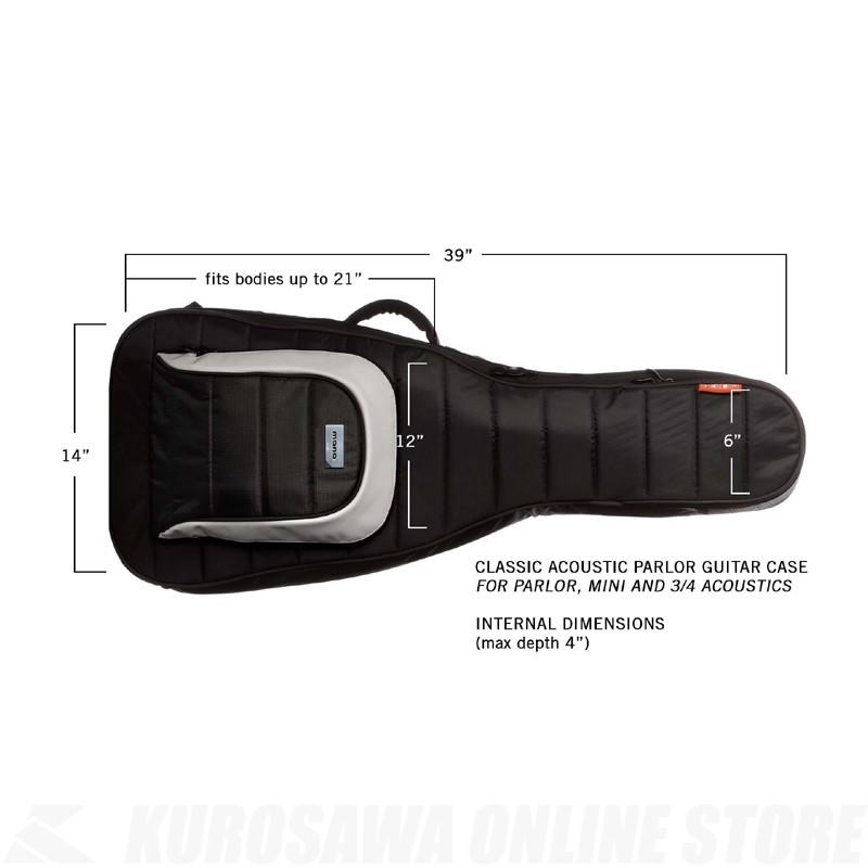 MONO M80 AP-BLK《パーラーギター用セミハードケース》(ご予約受付中 
