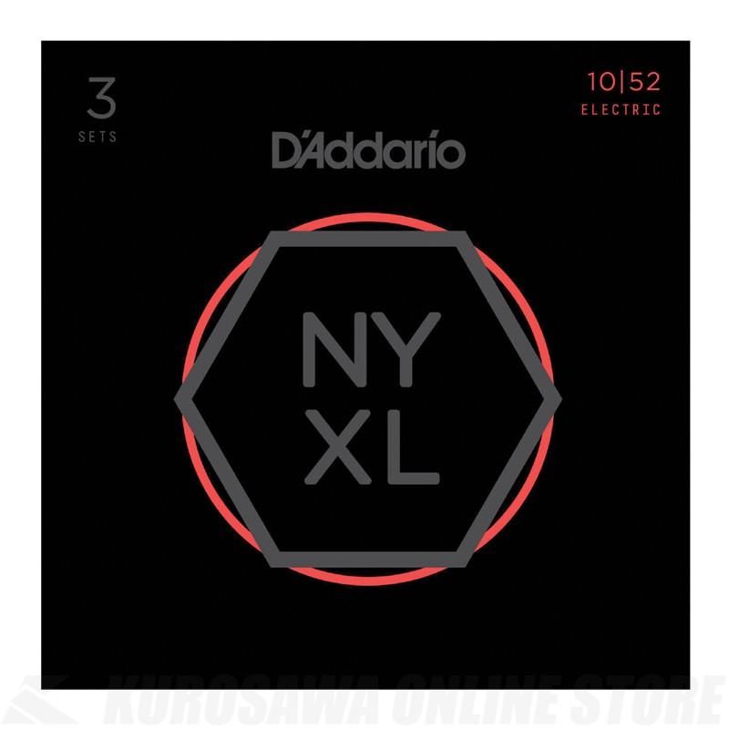 D'Addario NYXL NYXL1052-3P Nickel Wound, Light Top / Heavy Bottom ダダリオ (エレキギター弦) (3セット)｜honten