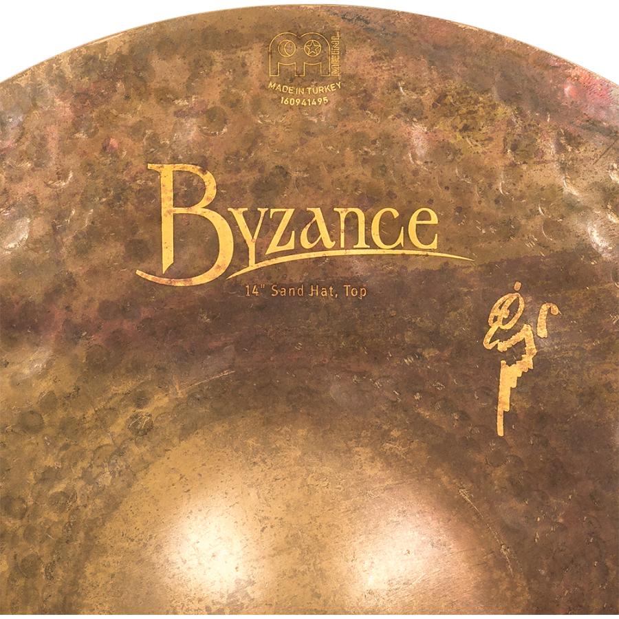 Meinl マイネル Byzance Vintage シリーズ Byzance Vintage Benny Greb's signature cymbal Sand Hat 14" [B14SAH] ハイハット｜honten｜07