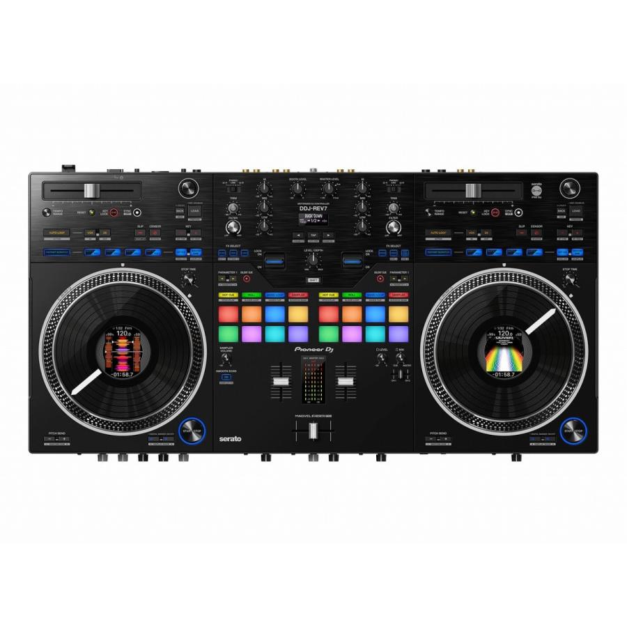 Pioneer DJ DDJ-REV7 Serato DJ Pro対応 スクラッチスタイル 2ch プロフェッショナル DJコントローラー (ご予約受付中)｜honten｜02