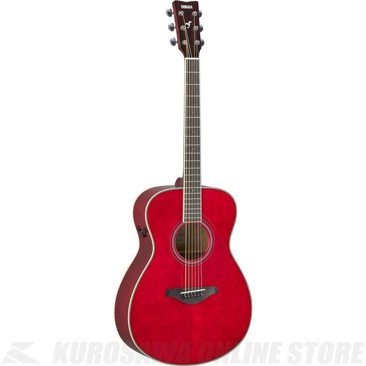 YAMAHA FS-TA レッド アコギ トップ単板（訳あり）ハードケース付き Yamaha FS-TA/RR(ルビーレッド)(トランスアコースティックギター)(ご