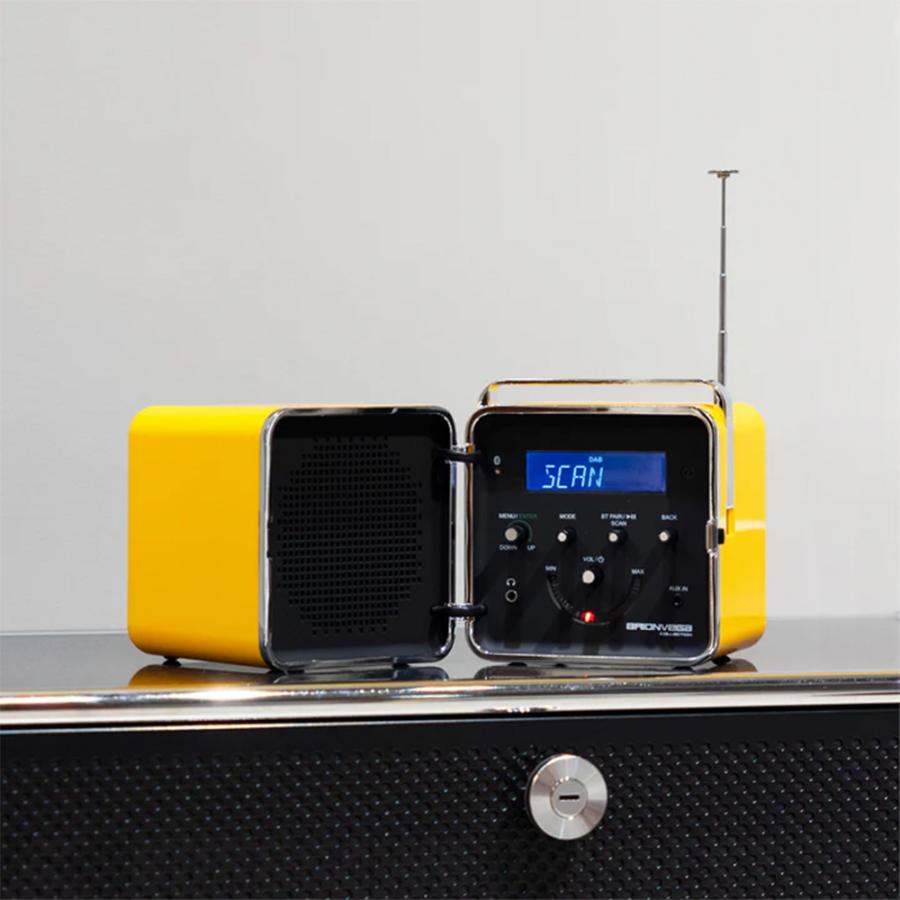 BRIONVEGA radio.cubo Yellow Sun[TS522D+S 50-GS-J]【ブリオンベガ 