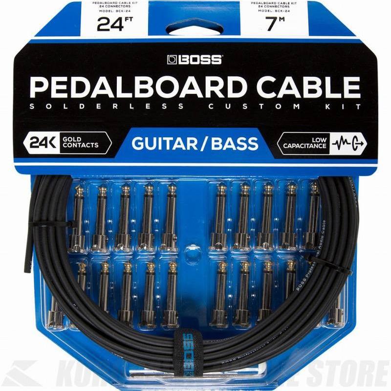 想像を超えての Boss k 24 Pedalboard Cable Kit 24connectors 7 3m パッチケーブル自作キット 送料無料 高速配送 Www Simon Page Com