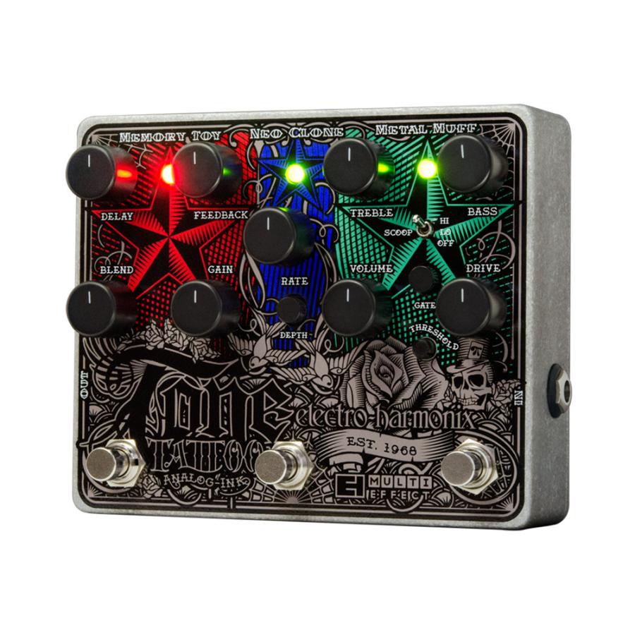 electro-harmonix Tone Tattoo マルチエフェクター electro-harmonix Tone Tattoo [analog multi-effects pedal] (マルチ