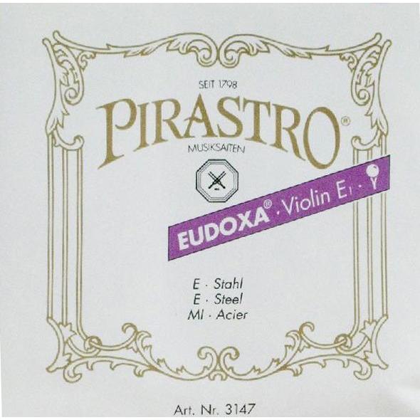 《期間限定！ポイントアップ！》Pirastro Eudoxa オイドクサ バイオリン弦 セット E線 スチール ループエンド(マンスリー