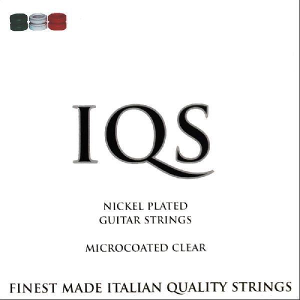 《期間限定！ポイントアップ！》IQS NPM1046, Nickel Microcoat Clear (10-46) (エレキギター弦)(12セット)