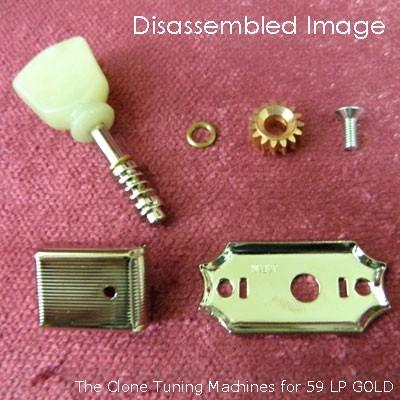 Montreux The Clone Tuning Machines for 60 LP Gold [9231](パーツ・アクセサリー / ペグセット)(ご予約受付中)_2