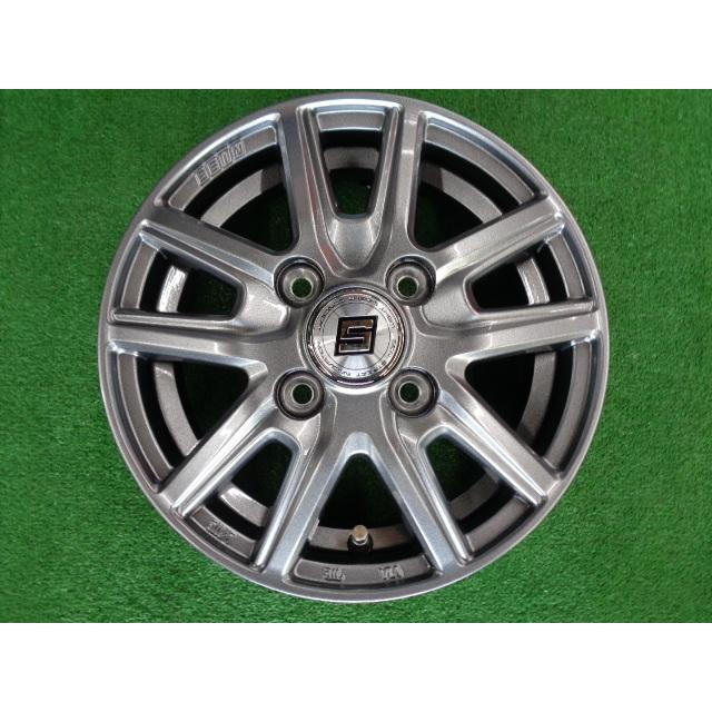 ザインSS 3.5J-12 4H100 +45 中古ホイール エブリ― クリッパー 軽トラ