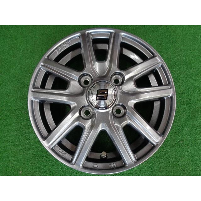 ザインSS 3.5J-12 4H100 +45 中古ホイール エブリ― クリッパー 軽トラ 