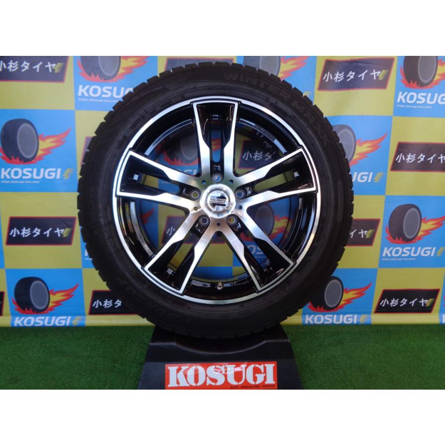 205/55R17 17インチ ダンロップ ウィンターマックスWM02 7.5J-17 