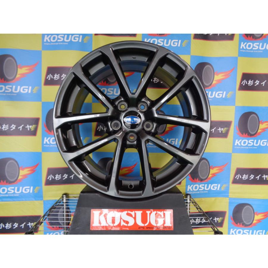 SUBARU WRX S4 GT スバル 純正ホイール 18インチ 4本 7.5J5HPCD114.3+55 グレーメタリック　(MHB058) クレジットカード QRコード決済可能 SUBARU スバル WRX S4 純正 18インチ 7.5J +55 5H114.3 5穴 中古