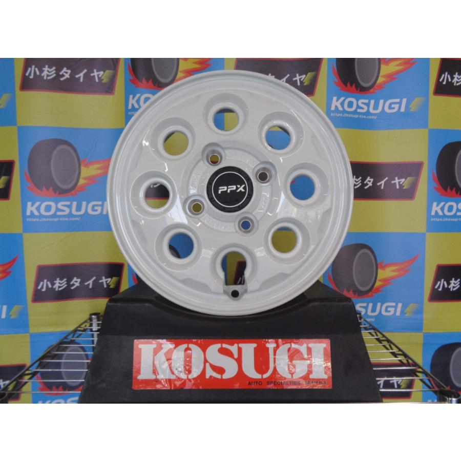 未使用展示品 PPX MIL:8 3.5J-12 4H100 +45 軽トラ 軽バン 中古