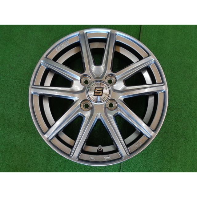 新品未使用品 ザインSS 5.5J-15 4H100 +43 中古ホイール ノート アクア 