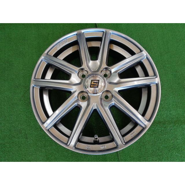 新品未使用品 ザインSS 5.5J-15 4H100 +43 中古ホイール ノート アクア 