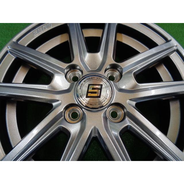 新品未使用品 ザインSS 5.5J-15 4H100 +43 中古ホイール ノート アクア 