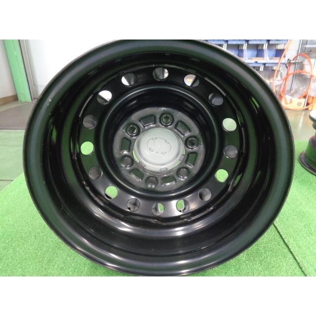 トヨタ ハイエース純正スチール(2) 6J-15 6H139.7 +35 中古ホイール
