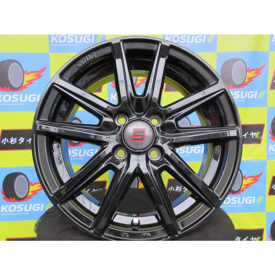 SS-FIVE 社外ホイール 15インチ 4本 6J4HPCD100+43 カローラ 