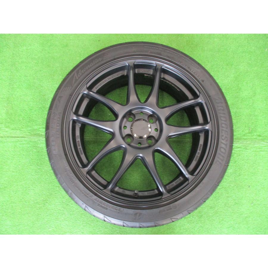 WORK 17インチ中古セット ワークエモーション EMT-KWM 7J-17 4H100 +  