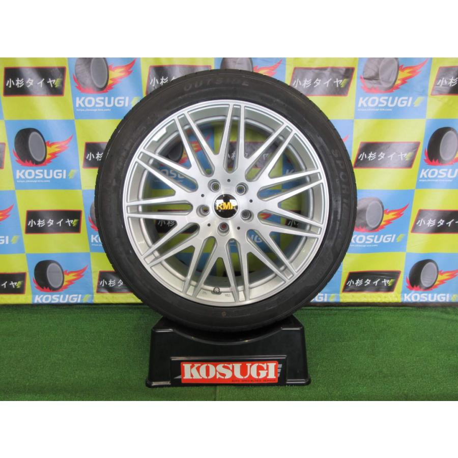 RMP 211F 8J-19 5H114.3 +45 アプタニー 245/45R19 ハリアーなど 中古