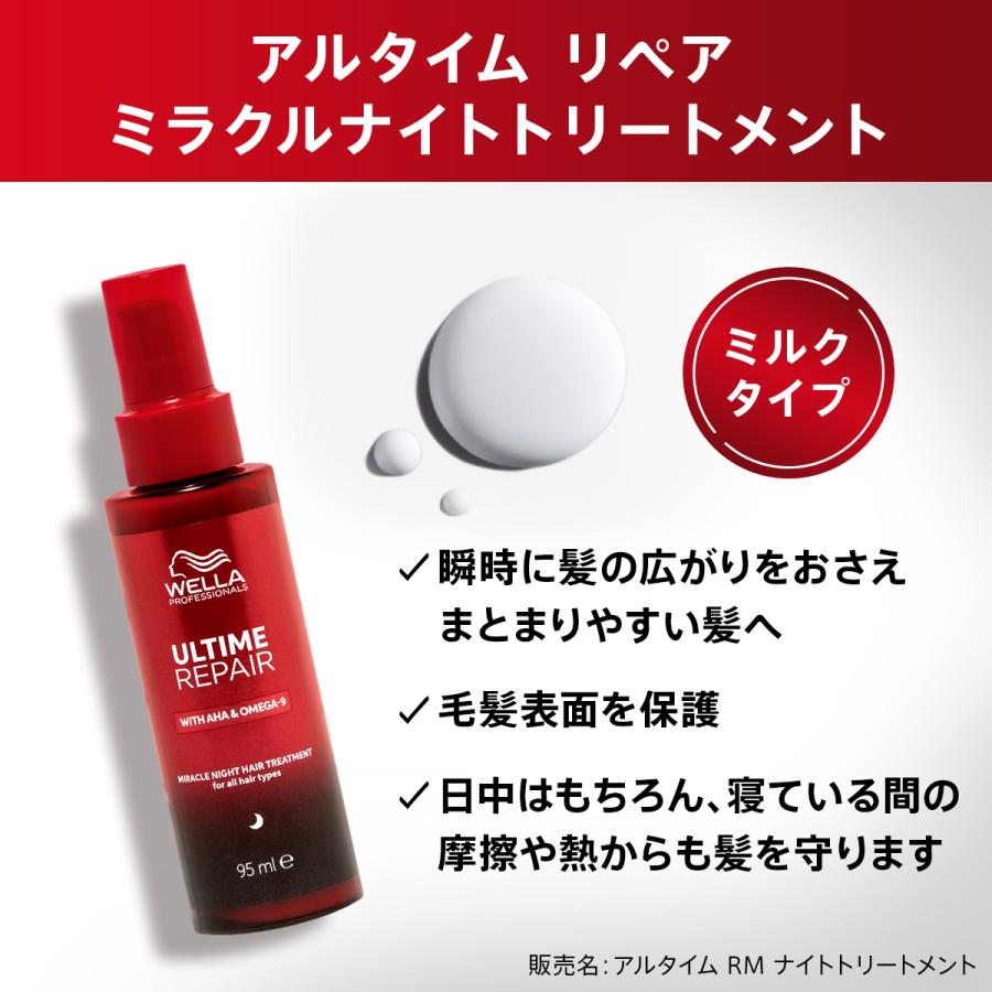 アルタイムリペア ミラクルナイトヘアトリートメント 2本セット 2本セット】アルタイム リペア ミラクルヘア トリートメント 95ml
