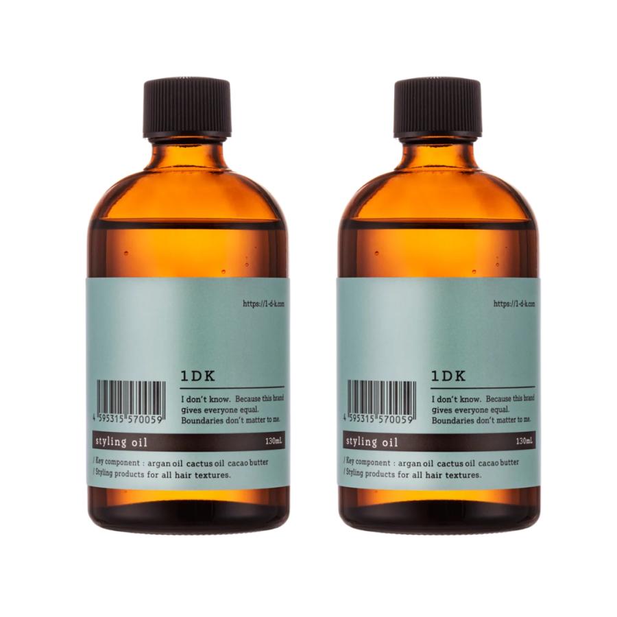 1DK スタイリングオイル 130mL 2本セット ヘアオイル スタイリング剤