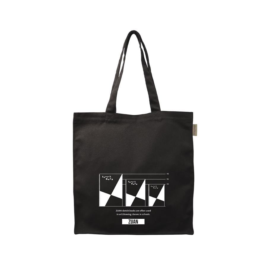Old Resta BIG TOTE BAG スクエア マルマン スケッチブック柄 (S:0040