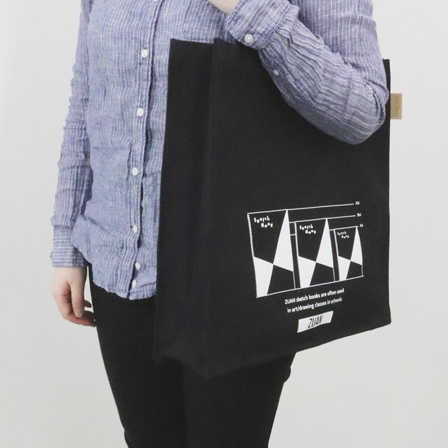 Old Resta BIG TOTE BAG スクエア マルマン スケッチブック柄 (S:0040
