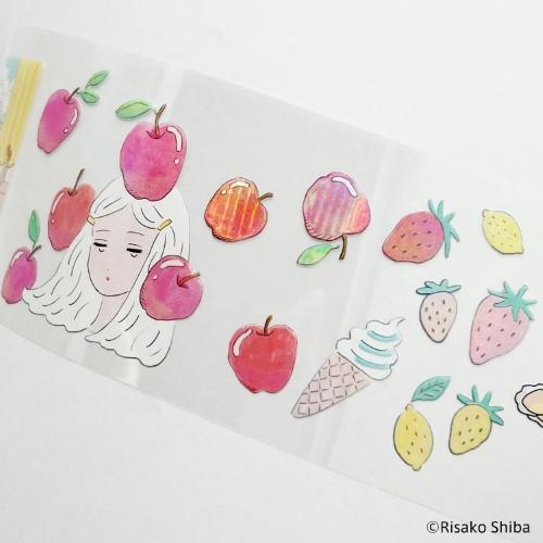 クリアロールステッカー 芝 りさこ(S:0040) : Komamono Lab - 通販