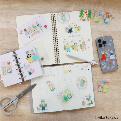 クリアロールステッカー 布川愛子(S:0040) : Komamono Lab - 通販