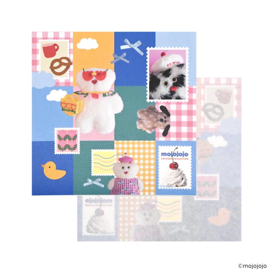 mojojojo 裏紙メモ Blue×Pink(S:0040) : Komamono Lab - 通販 - Yahoo