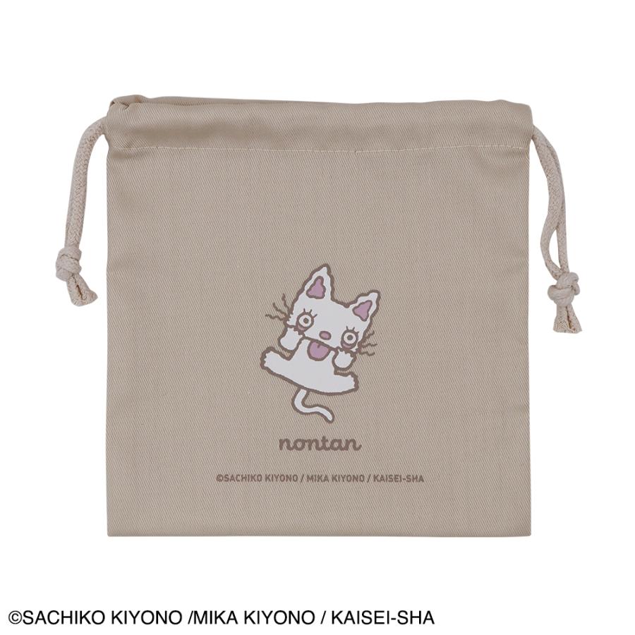 ノンタン 巾着（あかんべ） (S:0040) : Komamono Lab - 通販 - Yahoo