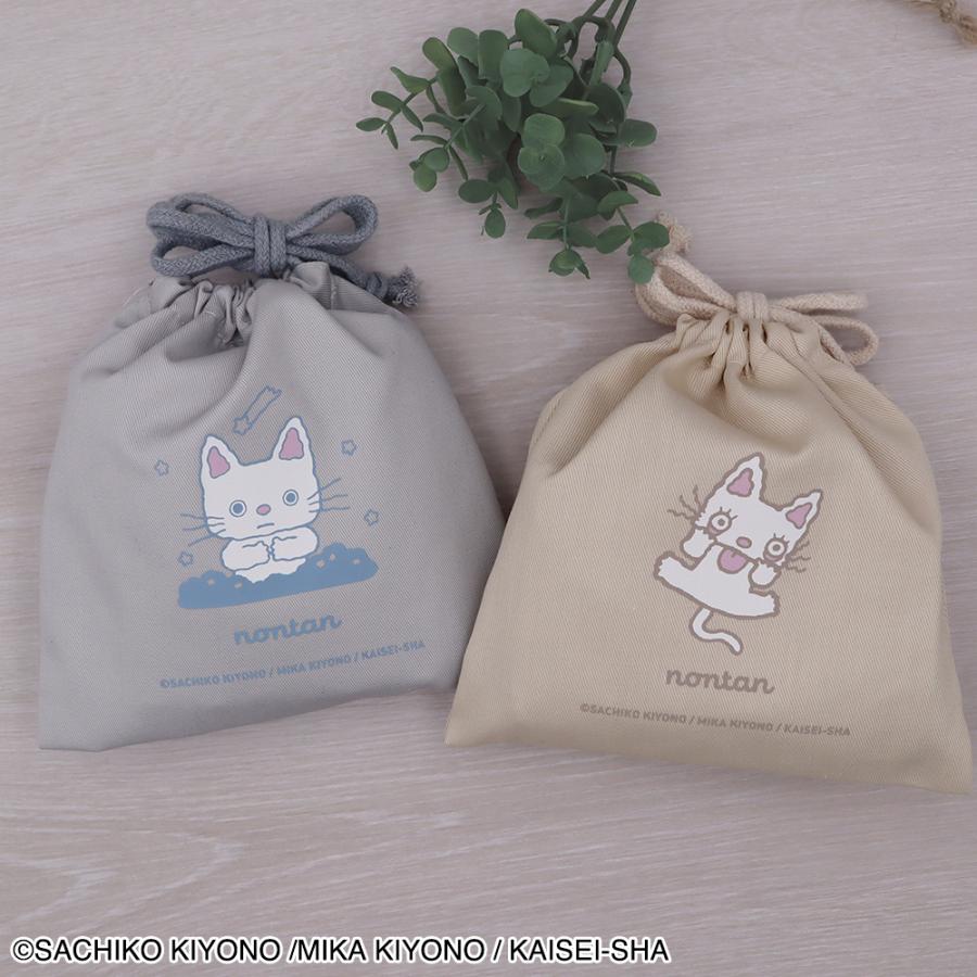 ノンタン 巾着（あかんべ） (S:0040) : Komamono Lab - 通販 - Yahoo