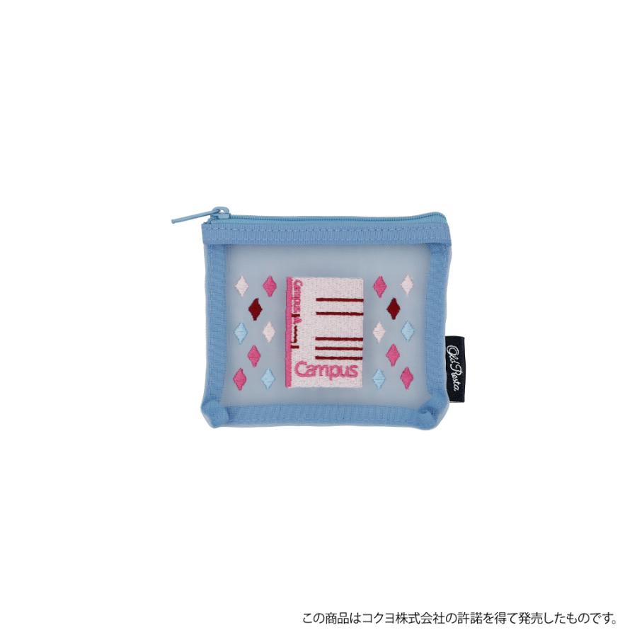 Old Resta 刺繍メッシュポーチ (M) コクヨ (S:0040) : Komamono Lab