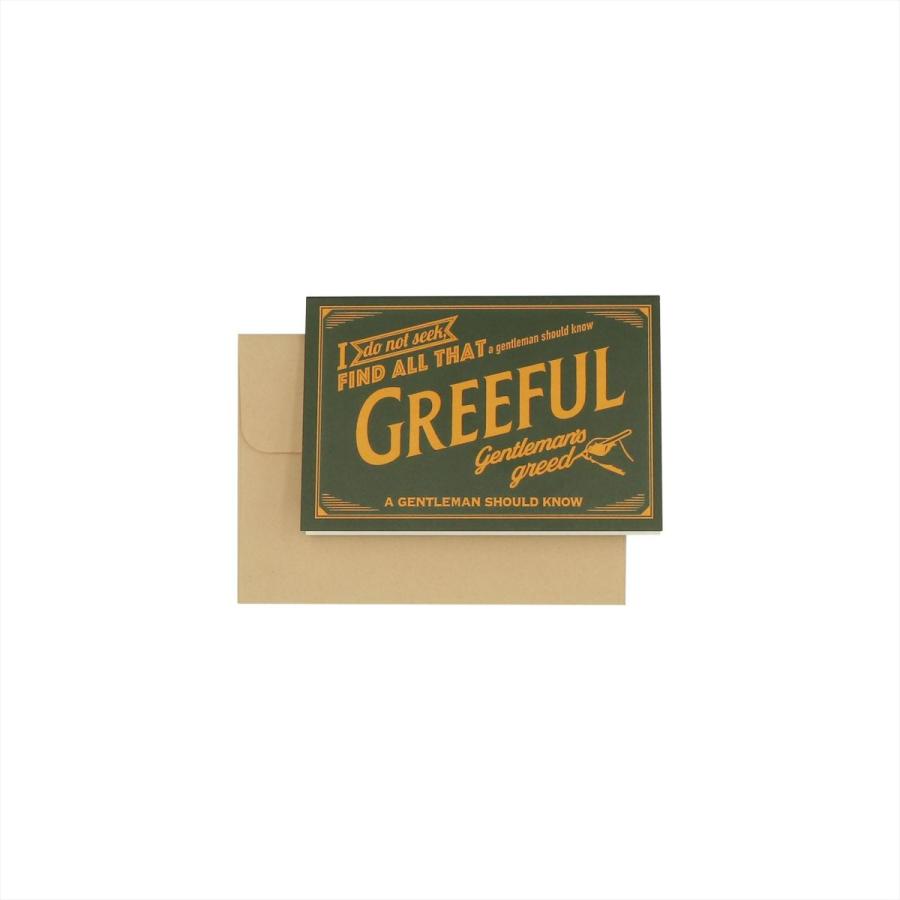 Greeful VINTAGEグリーティングカード S FOR YOU ブラウン グリーティングカード (S:0040)｜honyaclub｜02