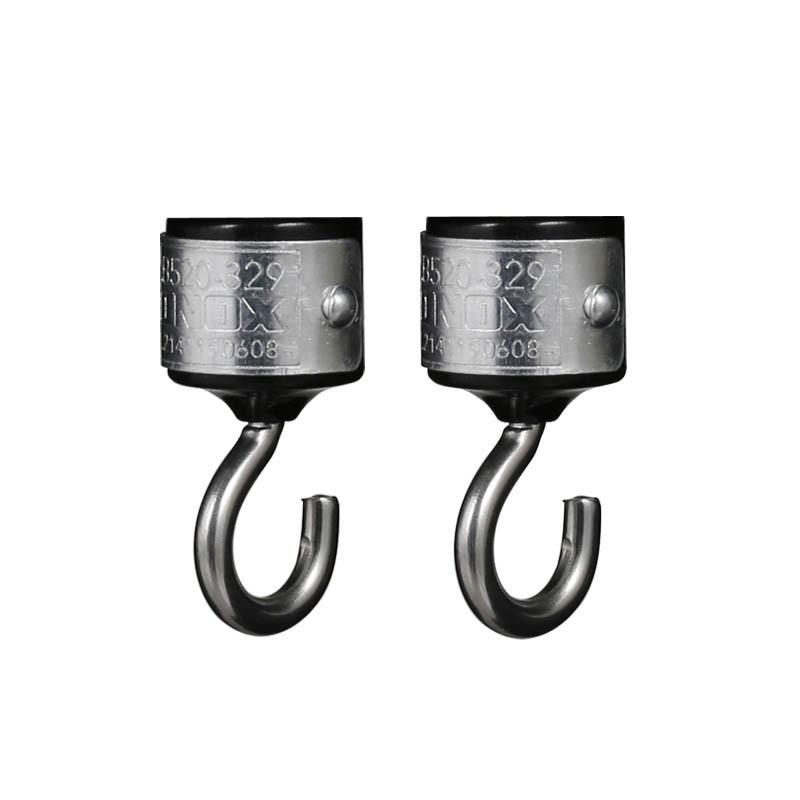 MAGNETIC HOOK SET OF 2 BLACK マグネティック フック 2セット (S