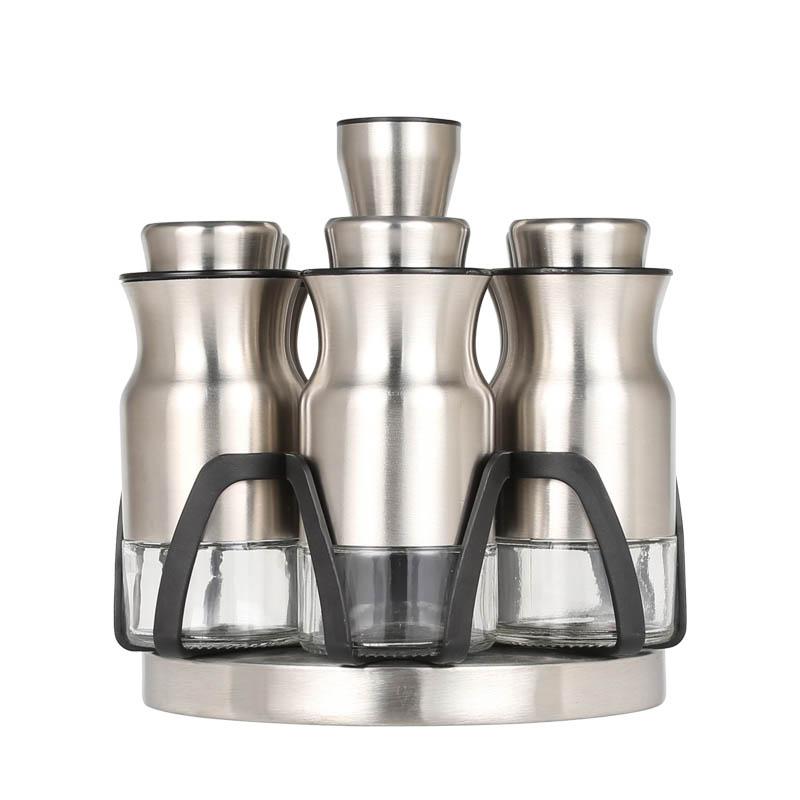 DULTON（ダルトン） CURVED SPICE JAR SET OF 6 / カーブド スパイス