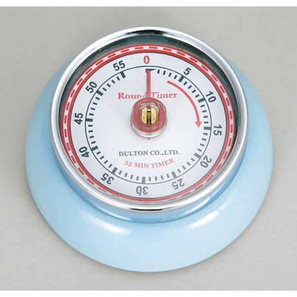 KITCHEN TIMER W/MAGNET SB キッチンタイマー　ウィズマグネット　サックス メディア紹介商品 ダルトン 100-189SB (S：0240)｜honyaclub