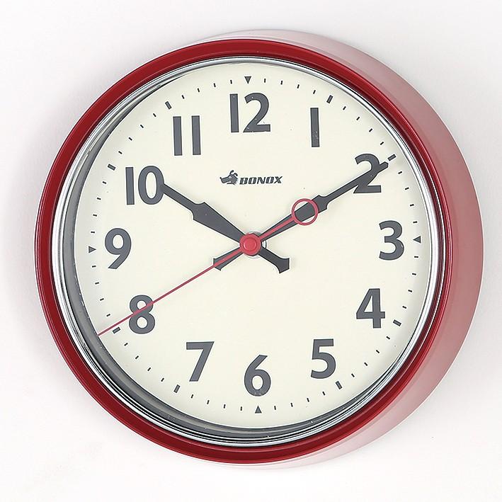 DULTON（ダルトン） WALL CLOCK RED ウォールクロック レッド 時計