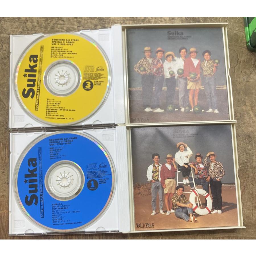 限定】サザンオールスターズ スイカ缶 CD4枚組 すいか Suika CD 4枚