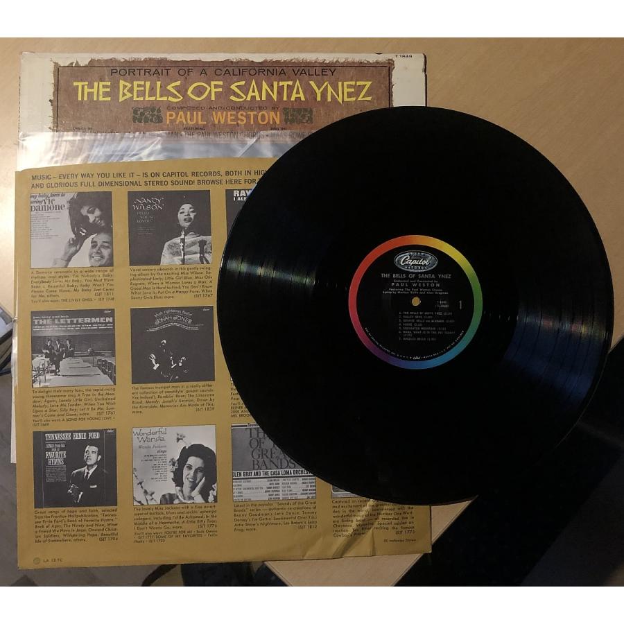 PAUL WESTON／THE BELLS OF SANTA YNEZ 【中古LPレコード】 ポール
