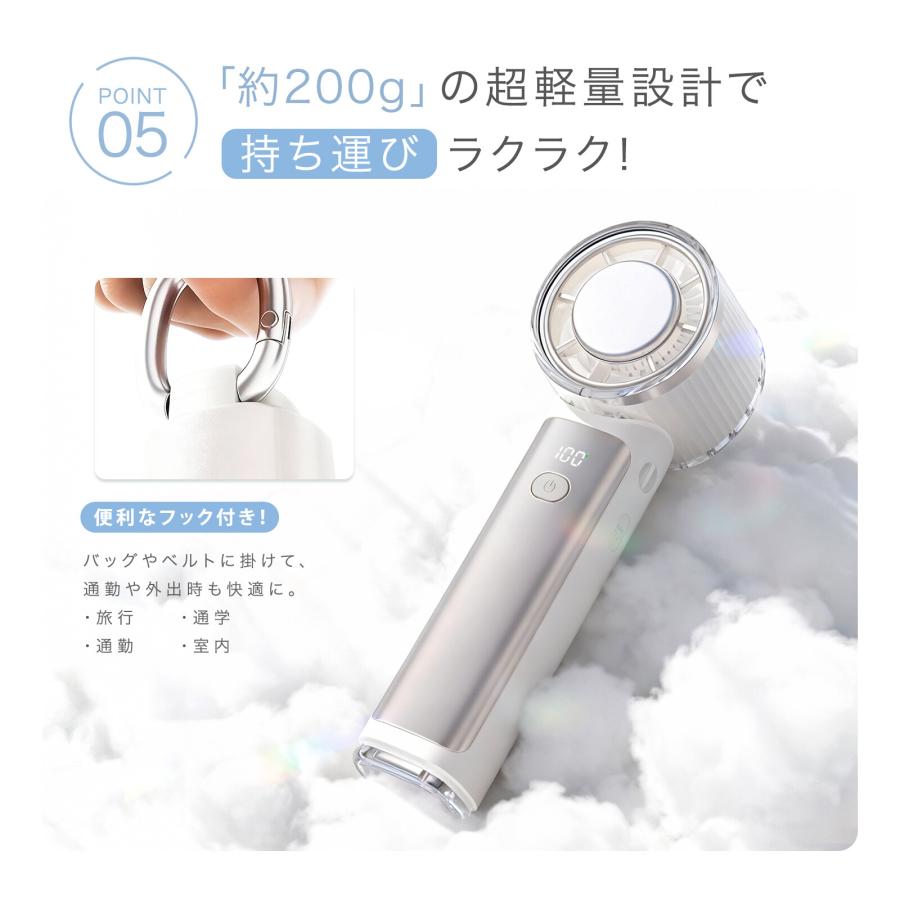 CICIBELLA シシベラ ハンディファン 正規品 最新 4way 冷却ハンディ
