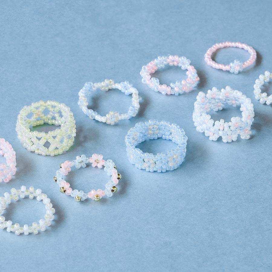 MIYUKI ビーズリングキット ハンドメイドキット ビーズ 手作り 趣味