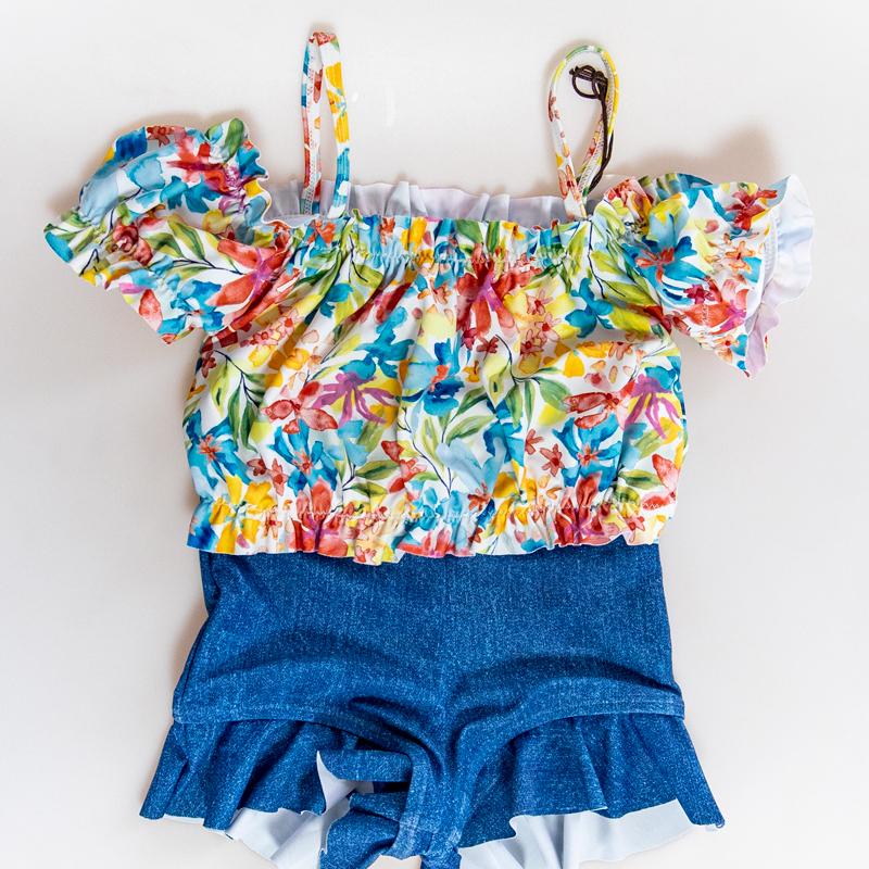 Ocean And Ground オーシャンアンドグラウンドgirl S水着 オフショルダーセットアップ メール便送料無料対応可