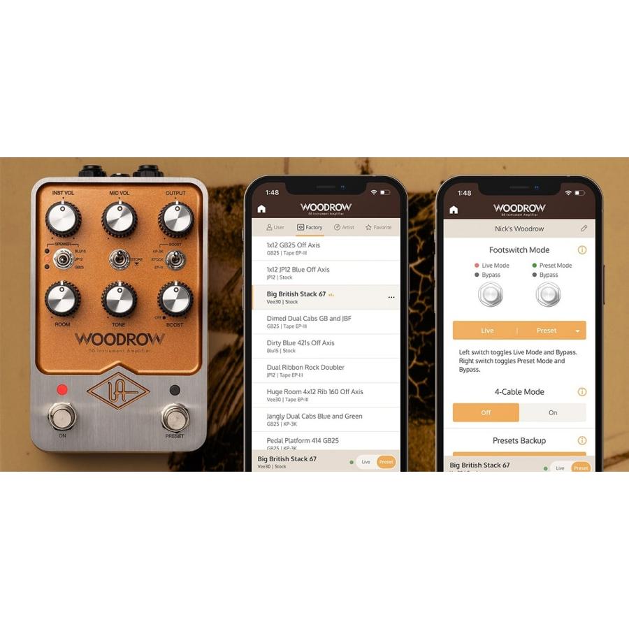 Universal audio UAFX Woodrow 55 動作良好 付属品 Universal Audio Woodrow '55 Instrument Amplifier Pedal | Sweetwater