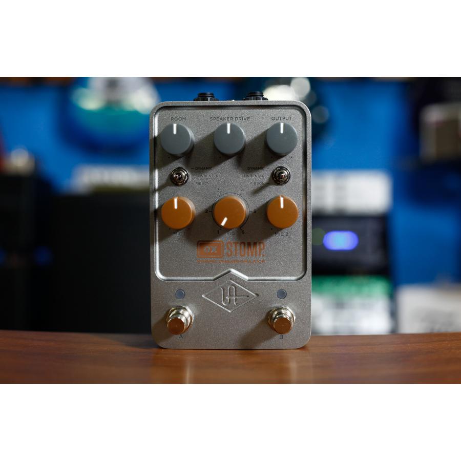 美品　UAFX OX STOMP スピーカーシミュレーター UNIVERSAL AUDIO UAFX OX Stomp Dynamic Speaker Emulator