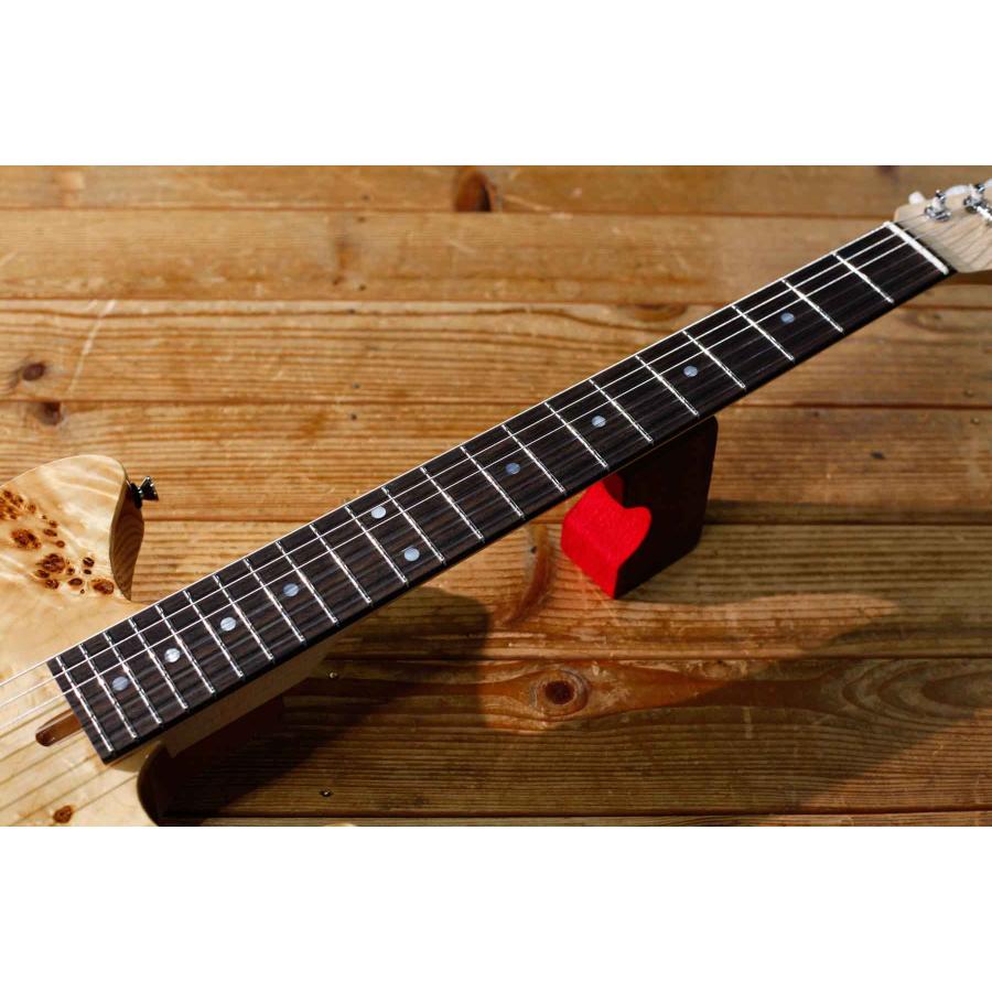 Crews Maniac Sound クルーズマニアックサウンド / Six Nylon / Burl Poplar Top / Natural/ エレクトリックナイロンギター 渋谷店在庫品の画像